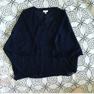 Sheet dolman sleeve top